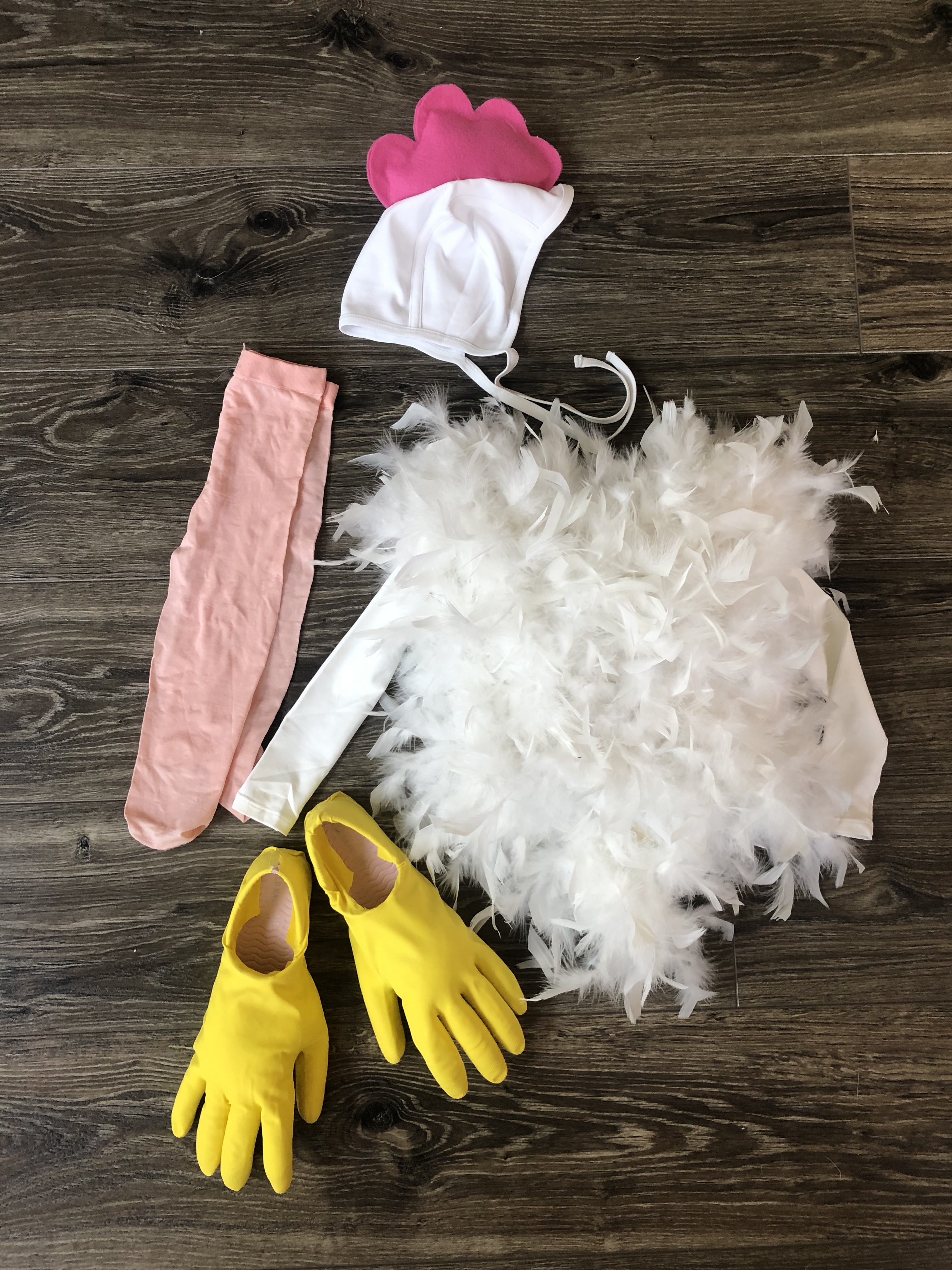 Last Minute Halloween Chicken Costume – Amazon Prime - Stephanie Hanna Blog