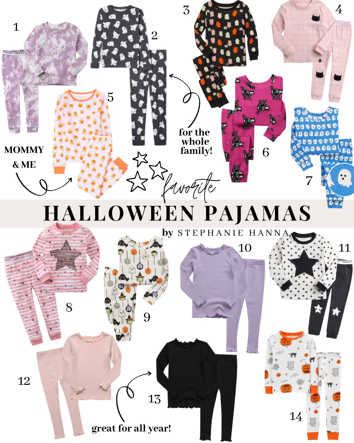 favorite PJs for fall and Halloween