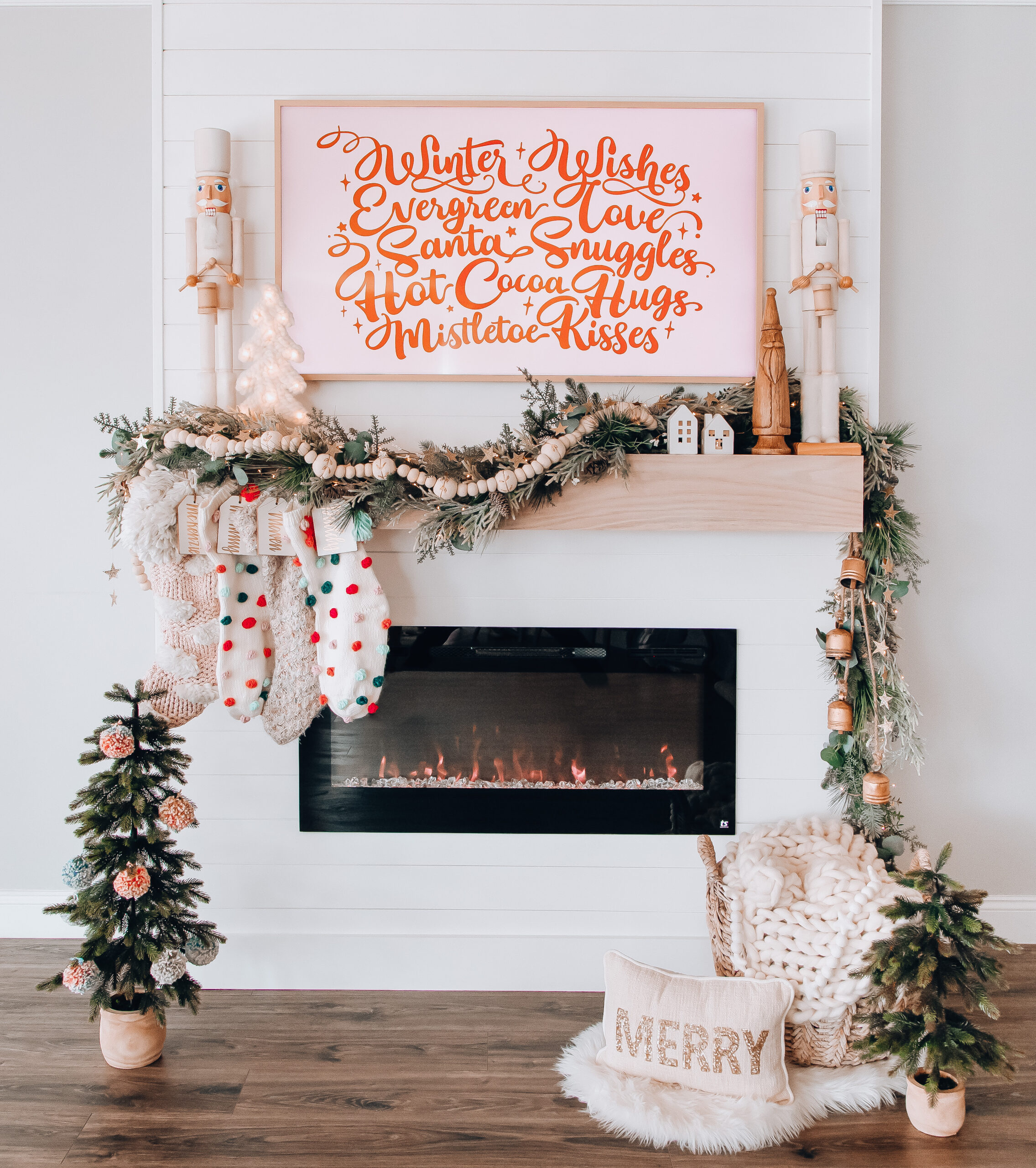 Christmas Mantel Reveal with Thread Mama - Stephanie Hanna Blog