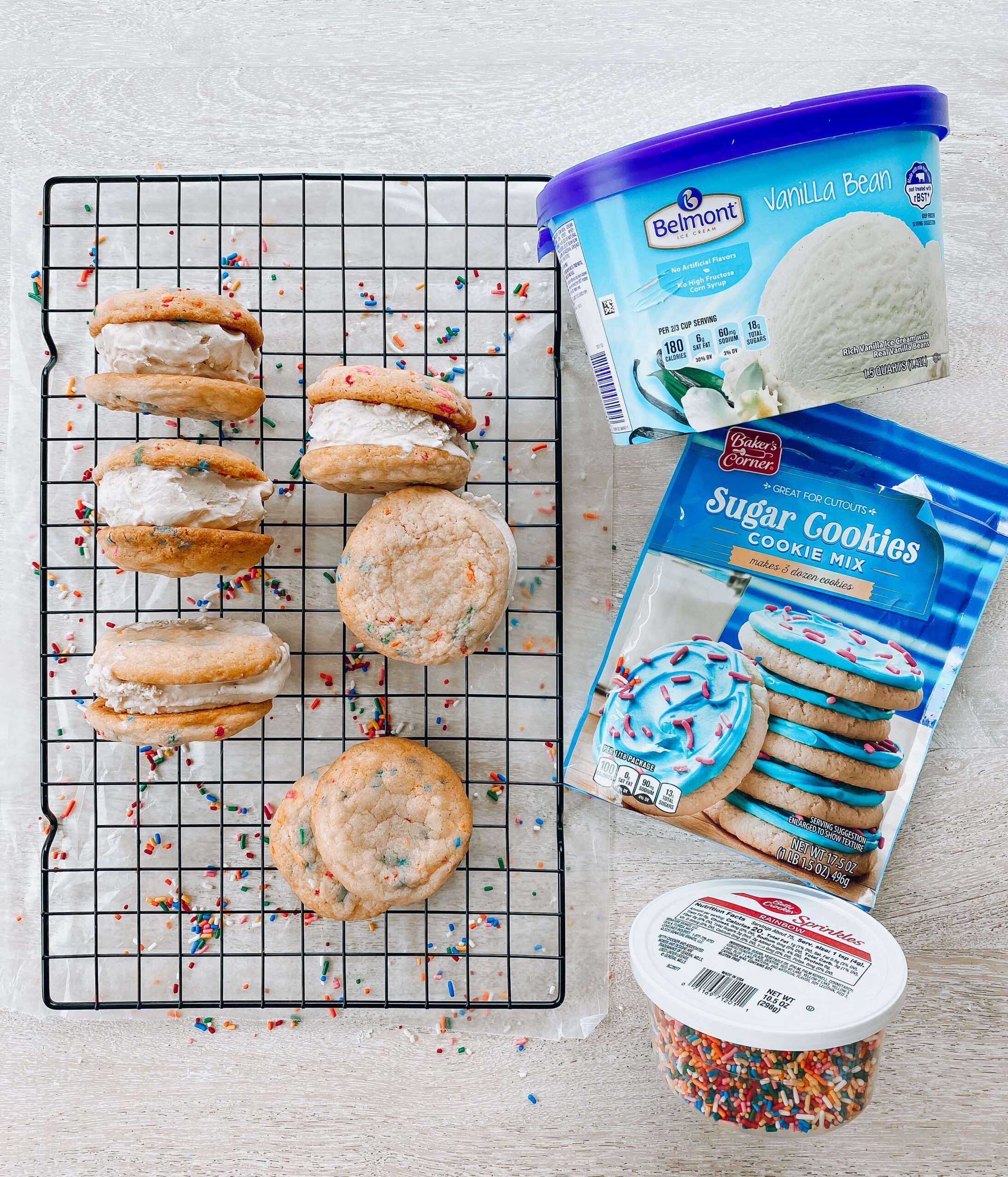 Ice cream sandwiches from Aldi, summer activities for kids, kid-friendly summer treats 