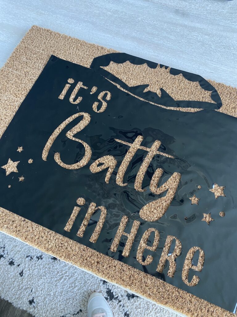 Funny Halloween Front Door Mat, This Family is Batty