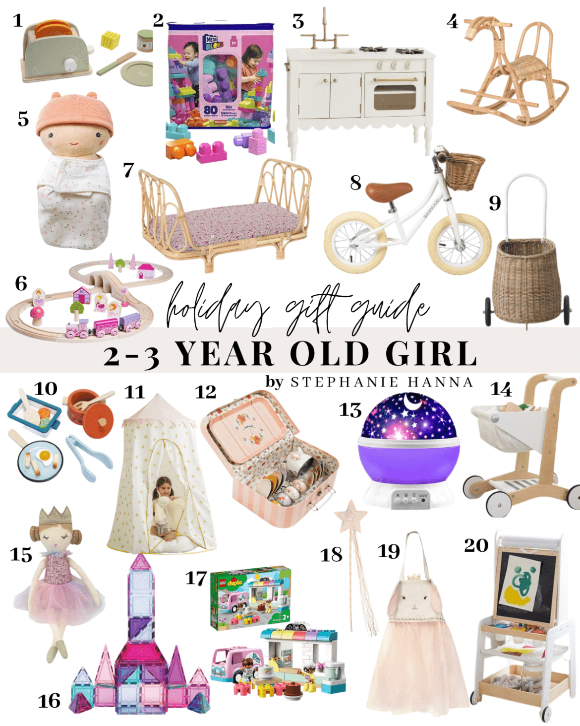 2-3 year old girl gift guide