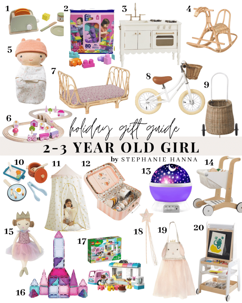 Top Gift Ideas for a 2 Year Old Girl - The Hobson Homestead