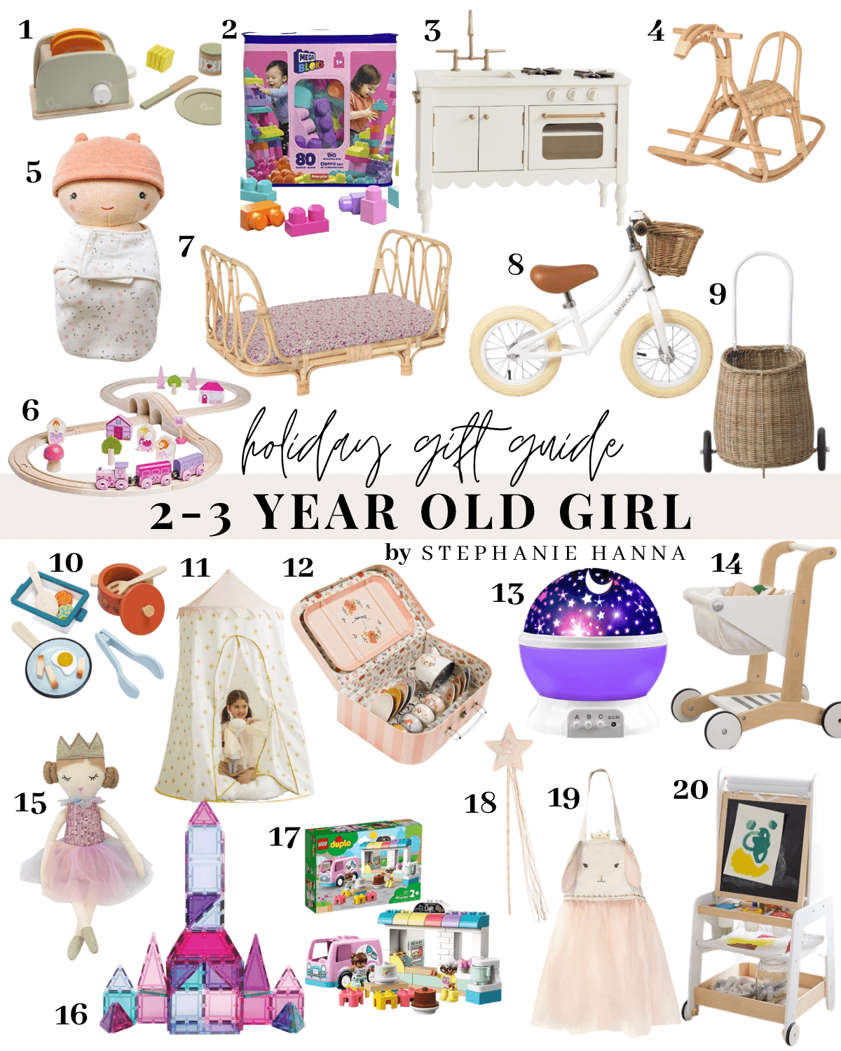 Gifts For 2-3 Year Old Girl - Stephanie Hanna Blog