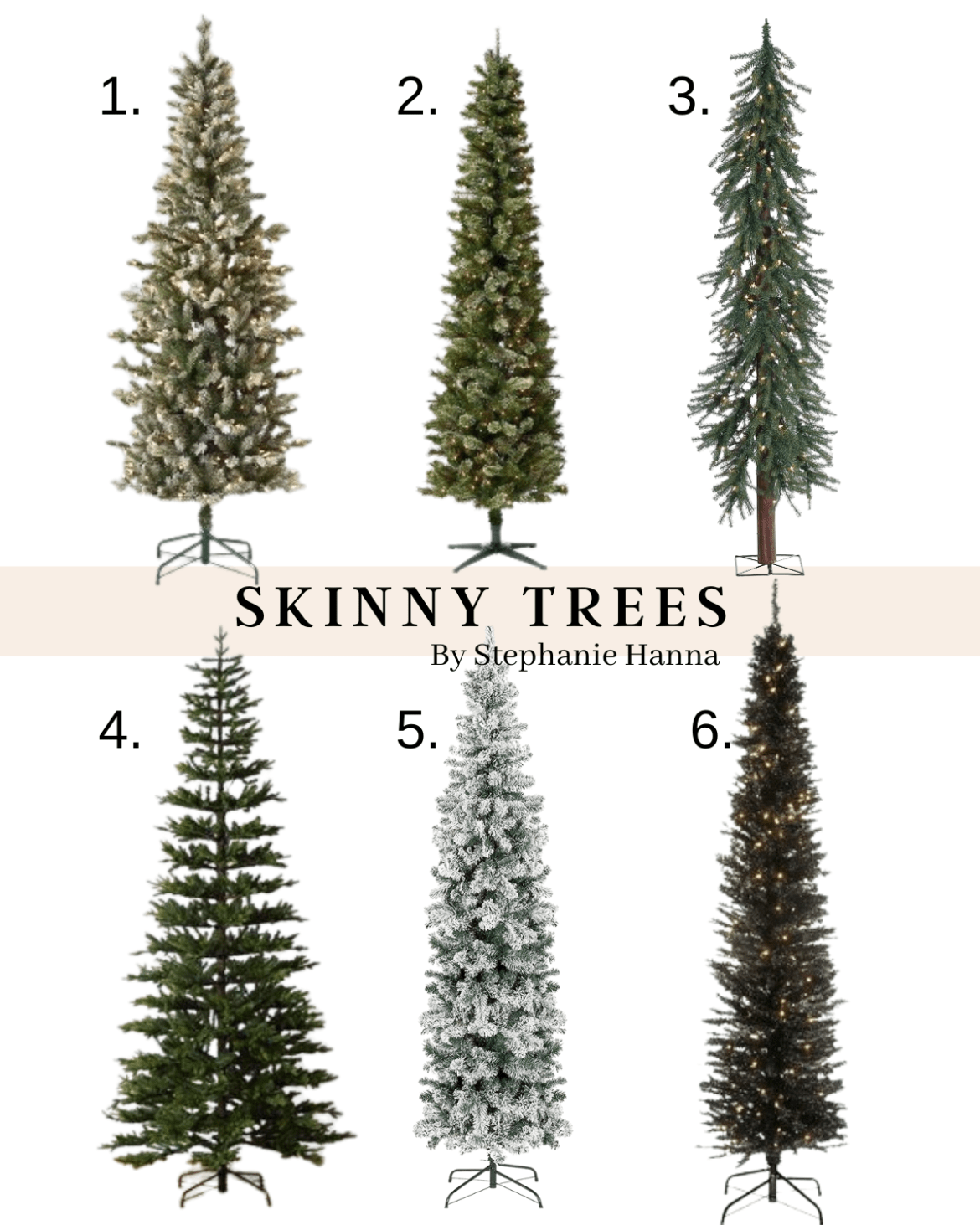 Skinny Christmas trees