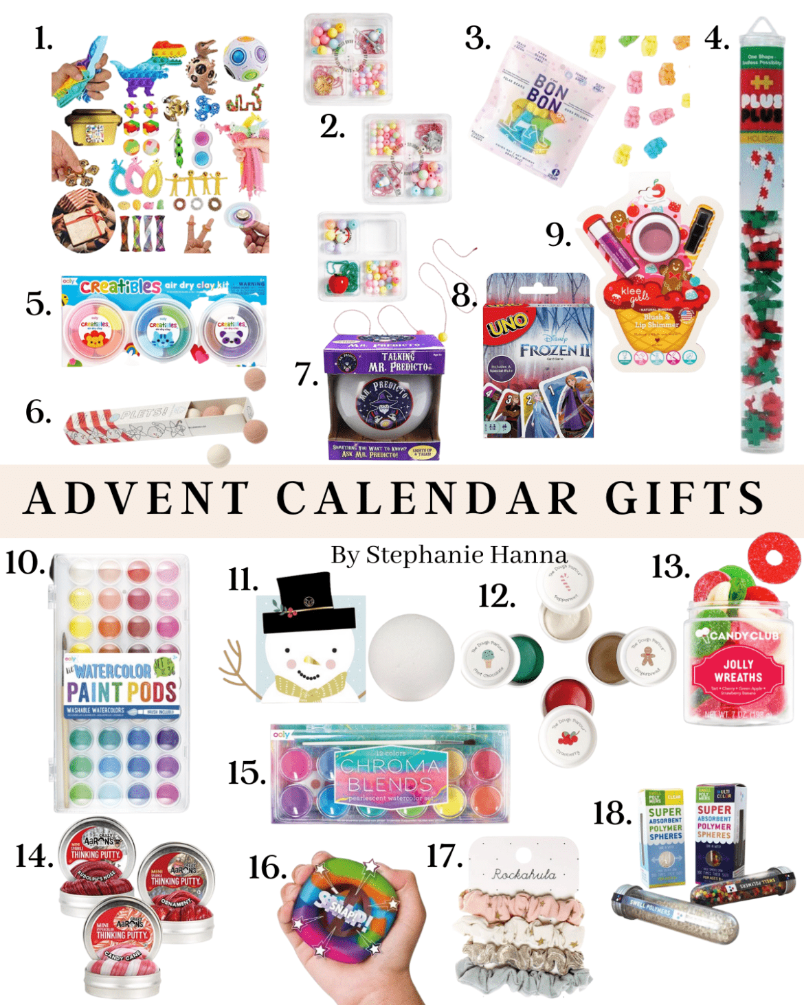 Advent Calendar Gifts