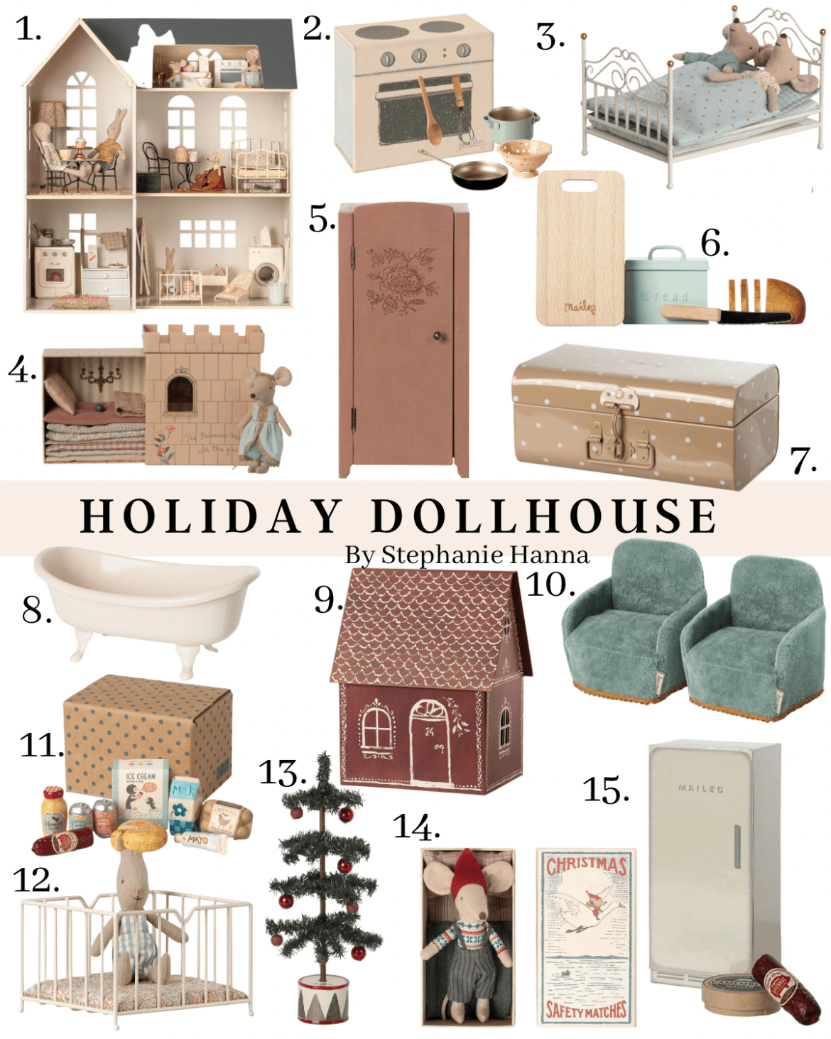 Holiday Dollhouse Finds