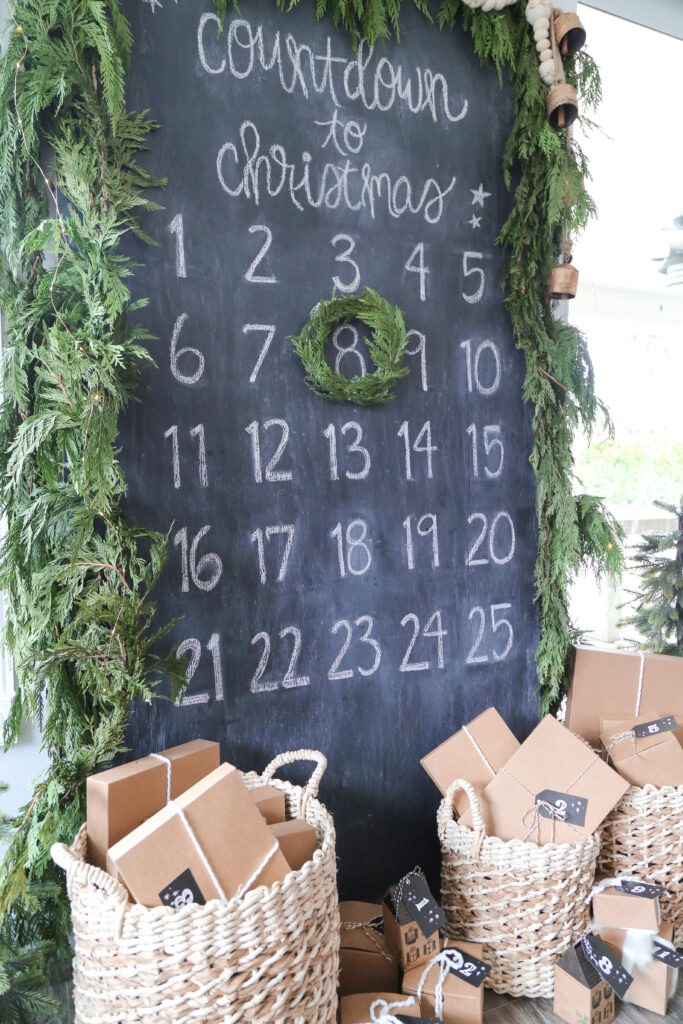 Chalkboard Themed Calendar Numbers {Blue}