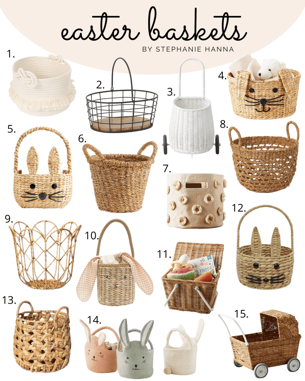 Easter Baskets for kids
