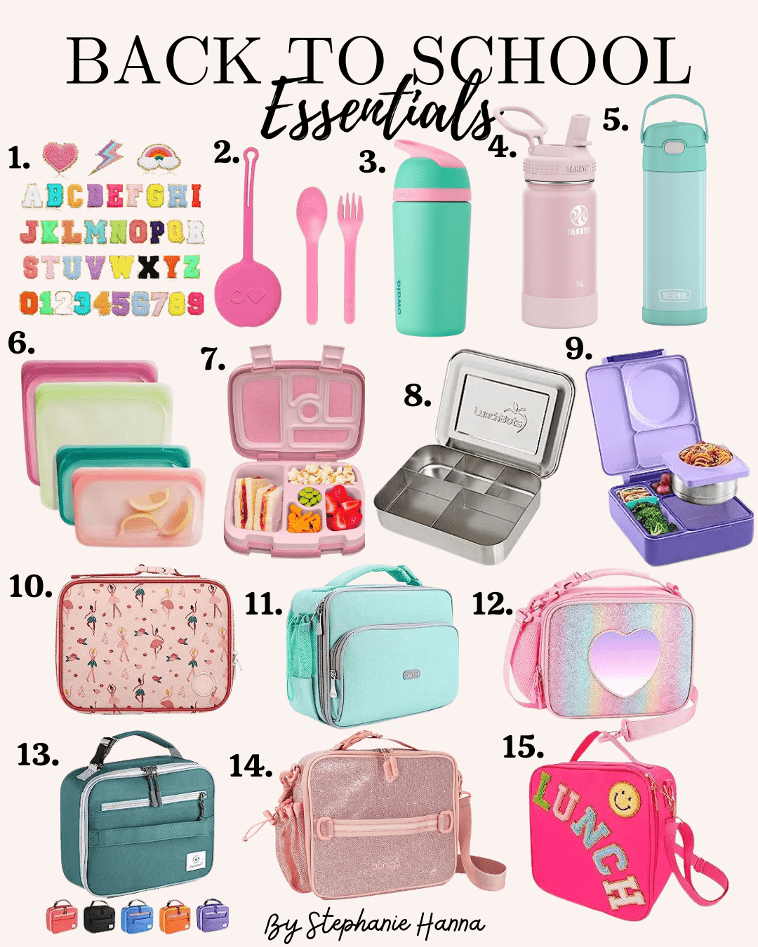 Back-to-School Lunchbox Favorites and Accessories - Glitter, Inc.