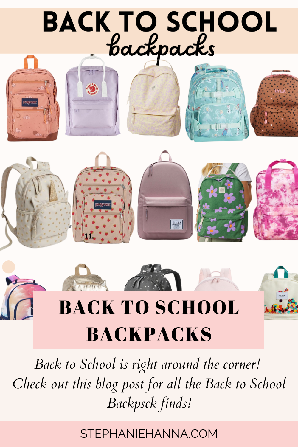 Back To School Backpacks