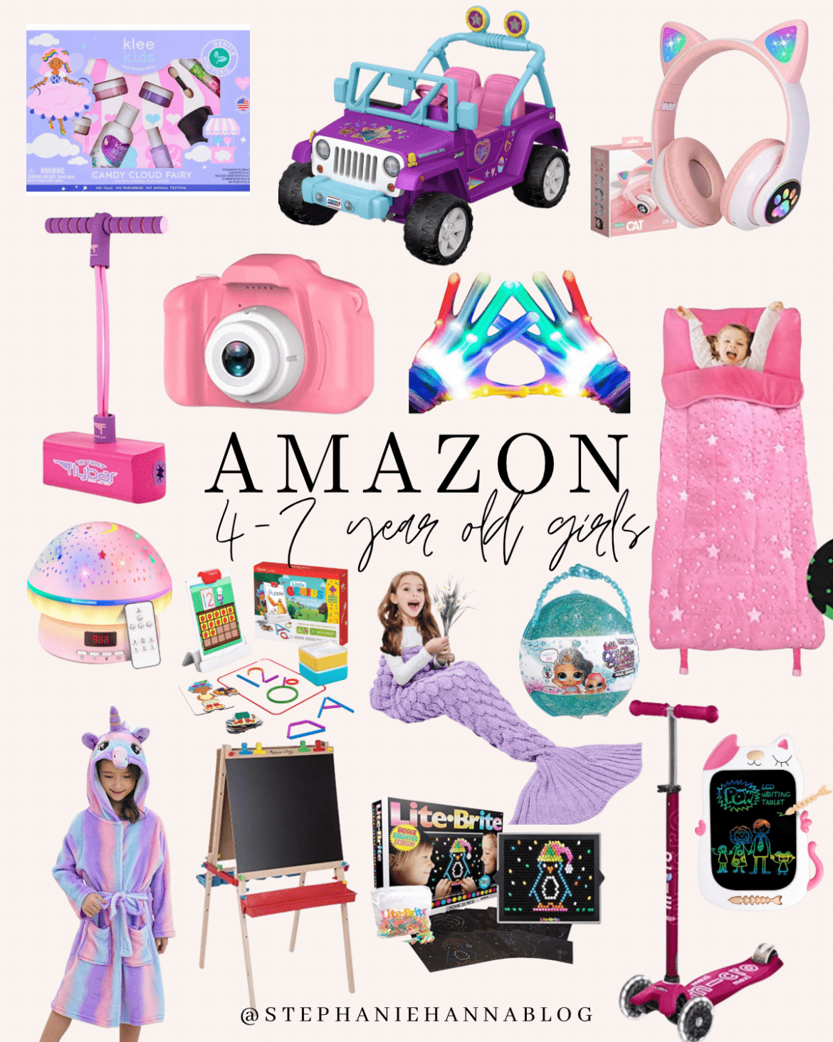 Amazon Gift Guide for Girls Ages 4-7 Years Old