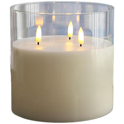 Flameless 3-Wick Candle
